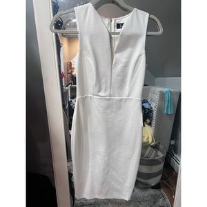 Lulus white midi dress. NWT